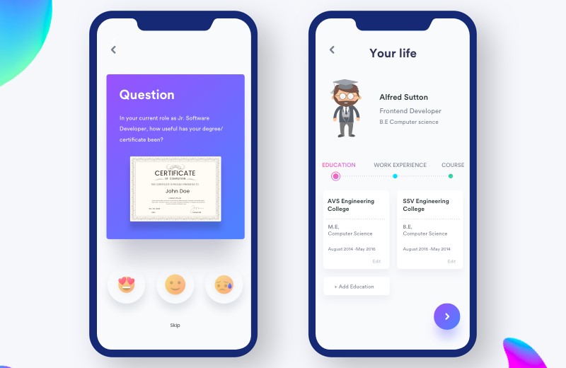 mobile app design